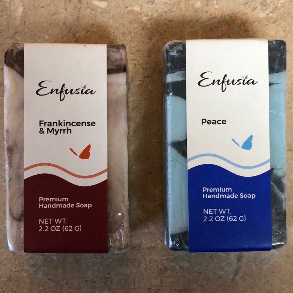 Enfusia Frankincense & Myrrh, Peace Handmade Soaps